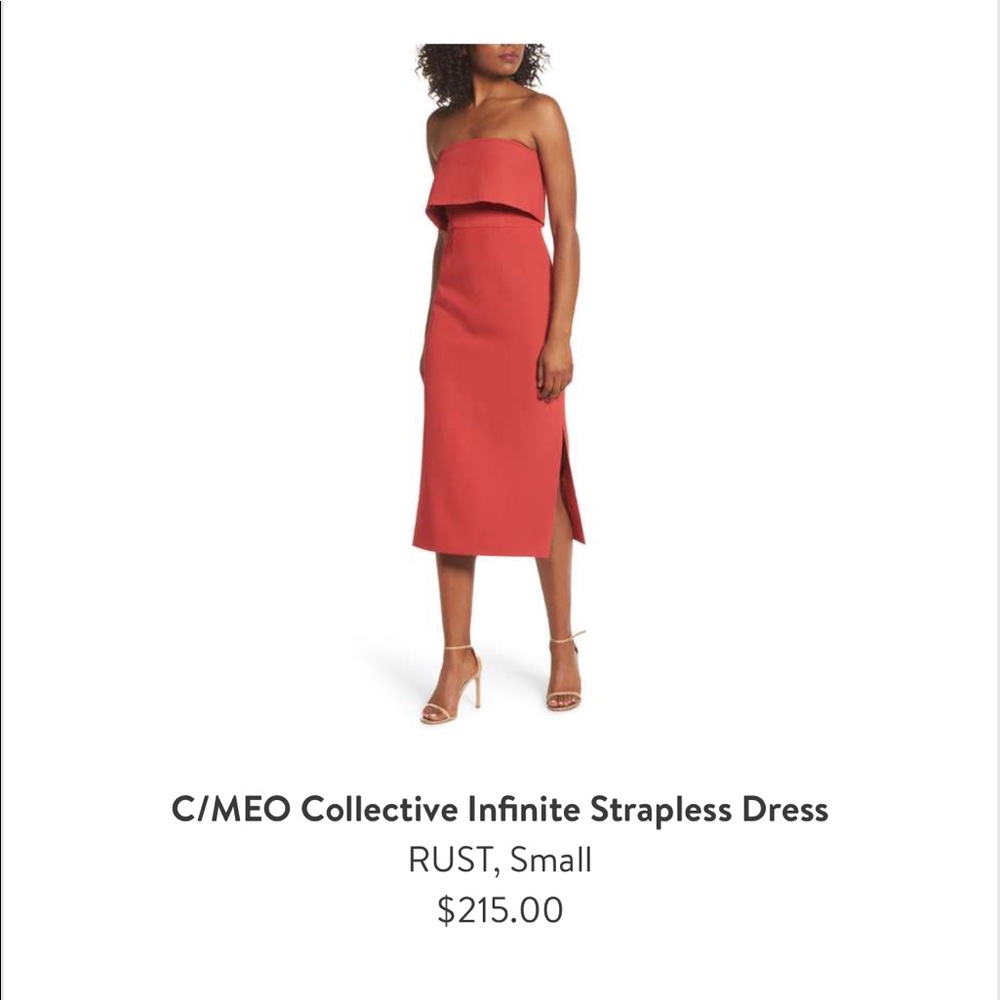 strapless dress